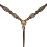 BER243-Western Leather Breast Collar