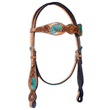 BER243-Western Leather Headstall