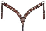 BER246-Western Leather Breast Collar