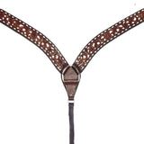 BER246-Western Leather Breast Collar