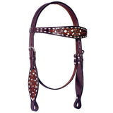 BER246-Western Leather Headstall