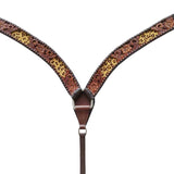 BER249-Western Leather Breast Collar