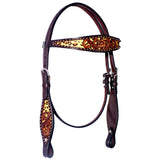 BER249-Western Leather Headstall