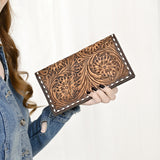 ADBGZ584 Wallet Genuine Western Leather Women Bag