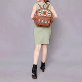 ADBGZ214 Backpack Genuine Western Leather Women Bag