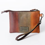 LC-NMBGZ114A A Wristlet Genuine Leather women bag western Bag