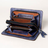 LC-ADBGZ626 Wallet Genuine Western Leather Women Bag