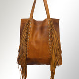 LC-ADBGM119BTAN Tote Genuine Western Leather Women Bag