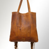 LC-ADBGM119BTAN Tote Genuine Western Leather Women Bag