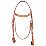 BEHSE103-Western Leather Headstall