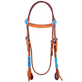 BEHSE105-Western Leather Headstall