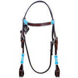 BEHSE105-Western Leather Headstall