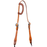 BEOEE113-Western Leather One Ear Headstall