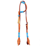 BEOBE118-Western Leather One Ear Headstall