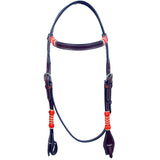 BEHSE103-Western Leather Headstall