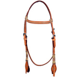 BEHSE104-Western Leather Headstall