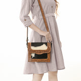 ADBGZ592 Messenger Hair-on Genuine Western Leather Women Bag