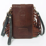 LC-ADBGA243F Cellphone Holder Genuine Western Leather Bag