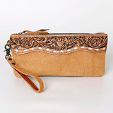 LC-ADBG344DM2F Wristlet Genuine Western Leather Women Bag Sally