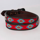 BER225-Hand Carved Western Belt