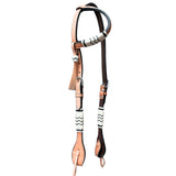 BER252-Western Leather One Ear Headstall