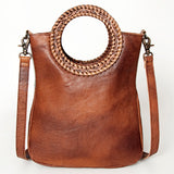 LC-ADBG827B Crossbody Genuine Western Leather Women Bag Belle