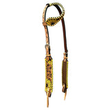 BER255-Western Leather One Ear Headstall