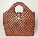 ADBGZ597 Tote Hand Tooled Genuine Western Leather Women Bag