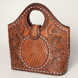 ADBGZ597 Tote Hand Tooled Genuine Western Leather Women Bag