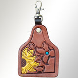 ADKRX105 Hand Tooled Genuine Leather Keyring