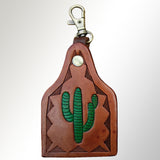 ADKRX108 Hand Tooled Genuine Leather Keyring