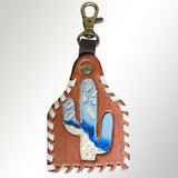 ADKRX119 Hand Tooled Genuine Leather Keyring