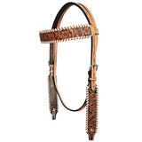 BER256-Western Leather Headstall