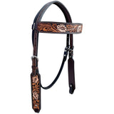 BER267-Western Leather Headstall