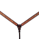 BER274-Western Leather Breast Collar