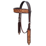 BER278-Western Leather Headstall