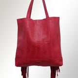 LC-ADBGM119BPNK Tote Genuine Western Leather Women Bag