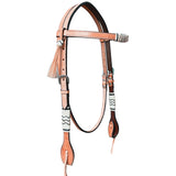 BER252-Western Leather Headstall