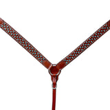 BER259-Western Leather Breast Collar