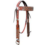 BER259-Western Leather Headstall