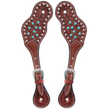 BER259-Western American Leather Spur Strap