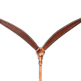 BER260-Western Leather Breast Collar