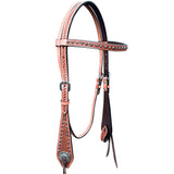 BER260-Western Leather Headstall