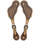 BER260-Western American Leather Spur Strap