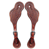 BER264-Western American Leather Spur Strap