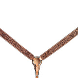 BER265-Western Leather Breast Collar