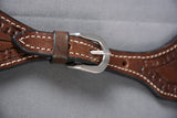 BER266-Western American Leather Spur Strap