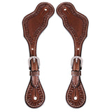 BER266-Western American Leather Spur Strap