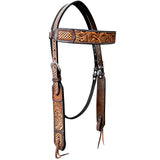 BER268-Western Leather Headstall