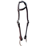 BER270-Western Leather One Ear Headstall